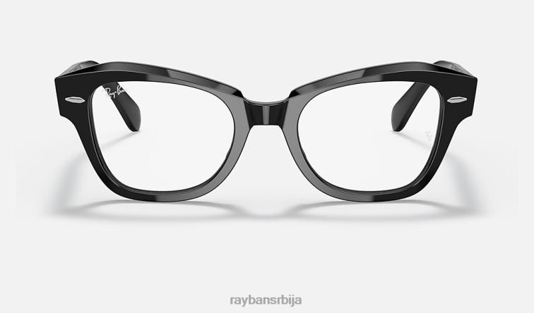Ray-Ban државна улична оптика P0HP2127 наочаре углачана црна мушкарци