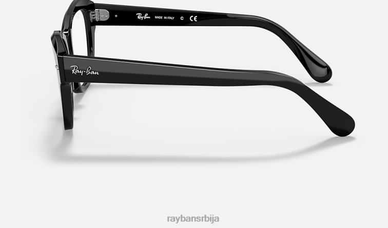Ray-Ban државна улична оптика P0HP2127 наочаре углачана црна мушкарци