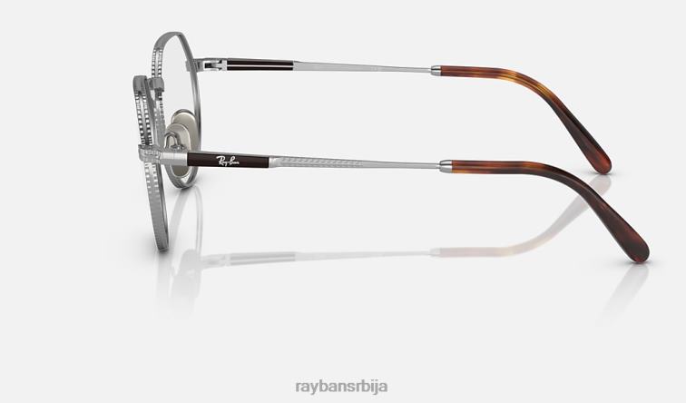 Ray-Ban јацк ии титанијумска оптика P0HP2151 наочаре углачано сребро мушкарци