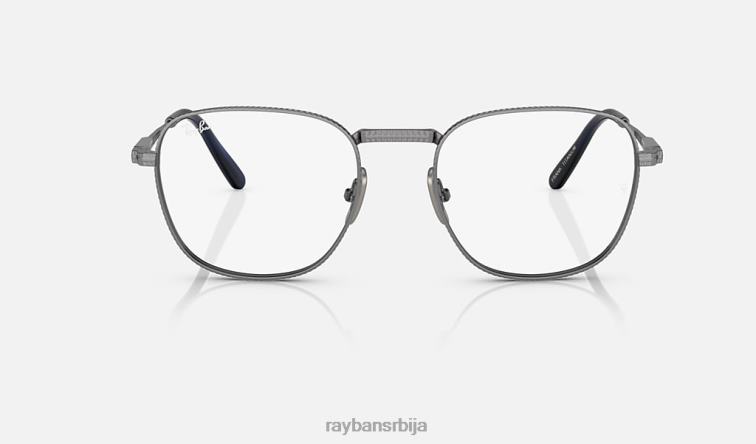 Ray-Ban франк ии титанијумска оптика P0HP2156 наочаре углачан гунметал мушкарци