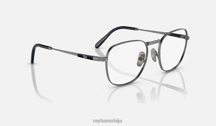 Ray-Ban франк ии титанијумска оптика P0HP2156 наочаре углачан гунметал мушкарци