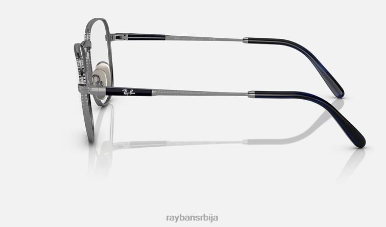 Ray-Ban франк ии титанијумска оптика P0HP2156 наочаре углачан гунметал мушкарци