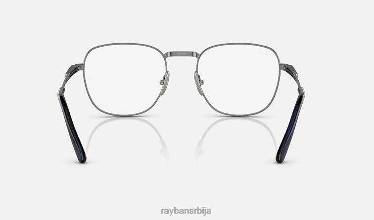 Ray-Ban франк ии титанијумска оптика P0HP2156 наочаре углачан гунметал мушкарци