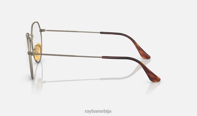 Ray-Ban јацк титанијумска оптика P0HP2183 наочаре мат злато мушкарци
