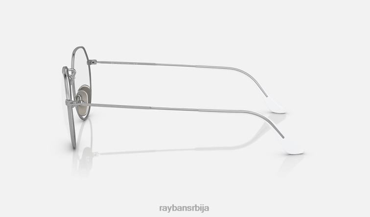 Ray-Ban јацк титанијумска оптика P0HP2184 наочаре углачано сребро мушкарци