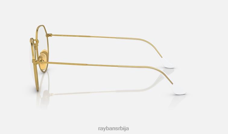 Ray-Ban јацк титанијумска оптика P0HP2185 наочаре углачано злато мушкарци