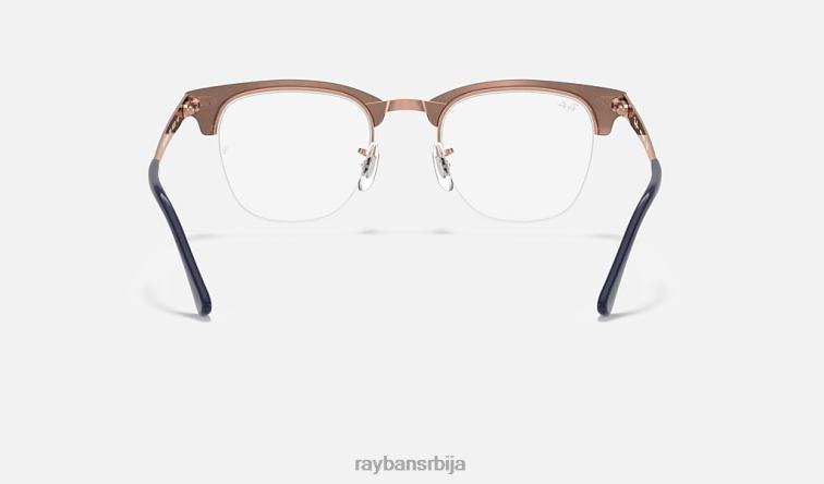 Ray-Ban цлубмастер метална оптика P0HP2197 наочаре углачано плаво мушкарци