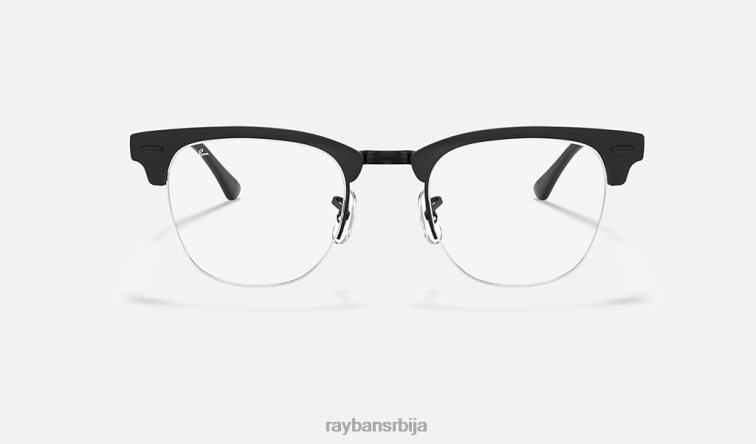 Ray-Ban цлубмастер метална оптика P0HP2198 наочаре мат црна мушкарци