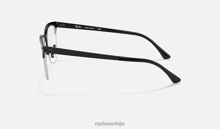 Ray-Ban цлубмастер метална оптика P0HP2198 наочаре мат црна мушкарци