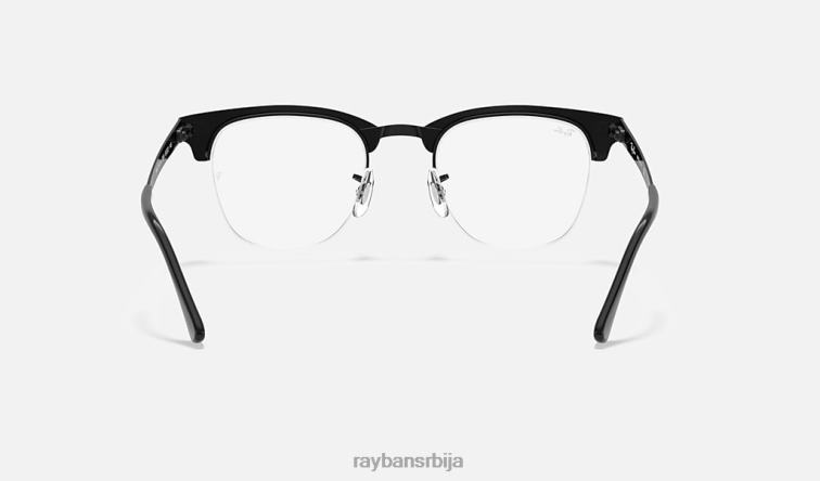 Ray-Ban цлубмастер метална оптика P0HP2198 наочаре мат црна мушкарци