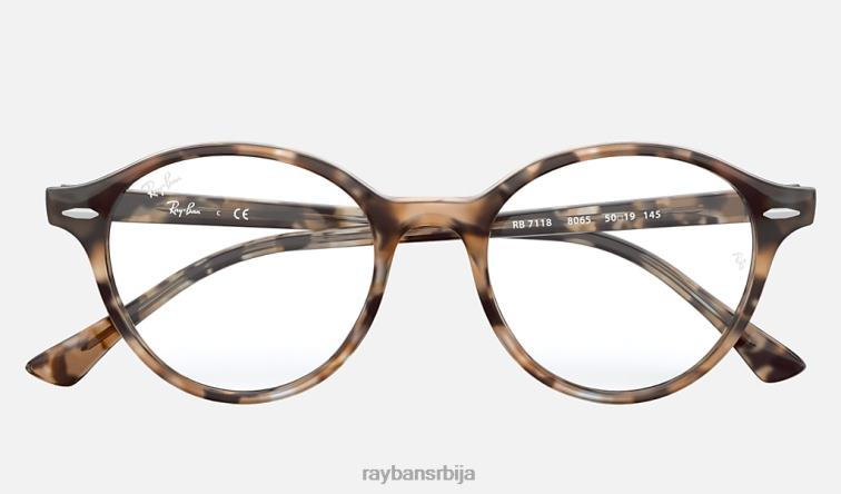 Ray-Ban декан оптике P0HP2277 наочаре углачана браон хавана мушкарци