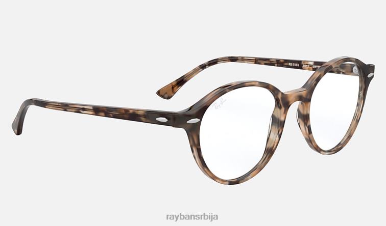 Ray-Ban декан оптике P0HP2277 наочаре углачана браон хавана мушкарци