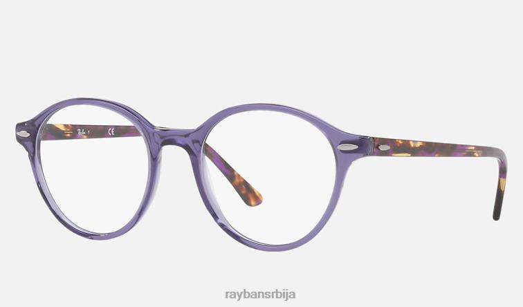 Ray-Ban декан оптике P0HP2278 наочаре углачана провидна љубичица мушкарци