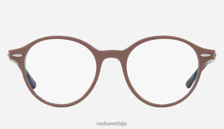 Ray-Ban декан оптике P0HP2280 наочаре углачан светлосмеђи мушкарци