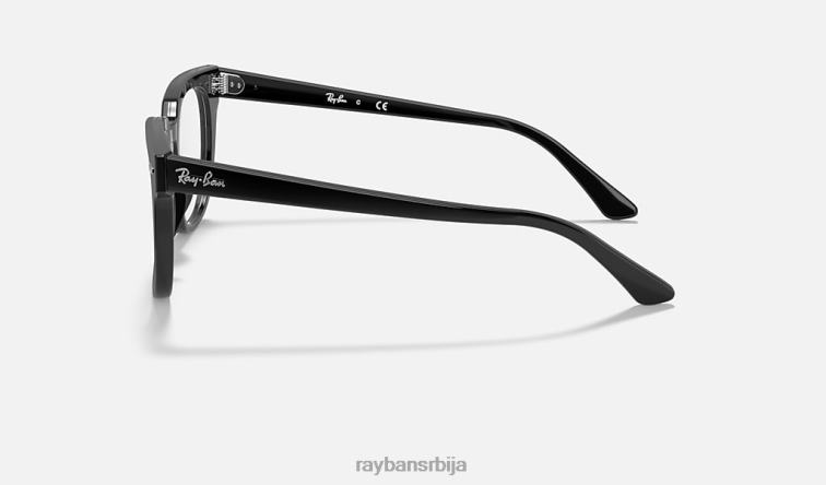 Ray-Ban оптика метеора P0HP2335 наочаре углачана црна мушкарци