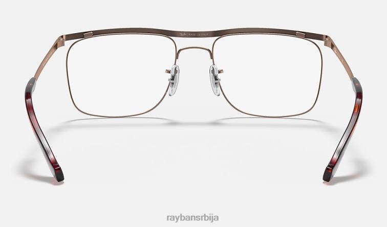 Ray-Ban олимпијац ИИ оптика P0HP2338 наочаре углачан браон мушкарци