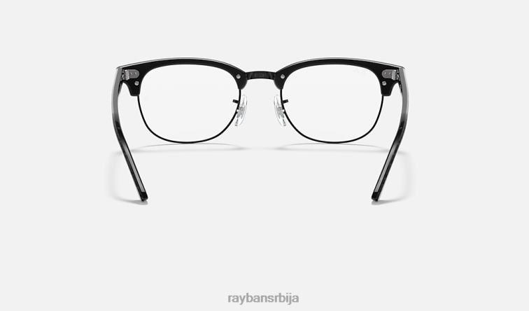 Ray-Ban цлубмастер мермерна оптика P0HP2403 наочаре углачана црна мушкарци