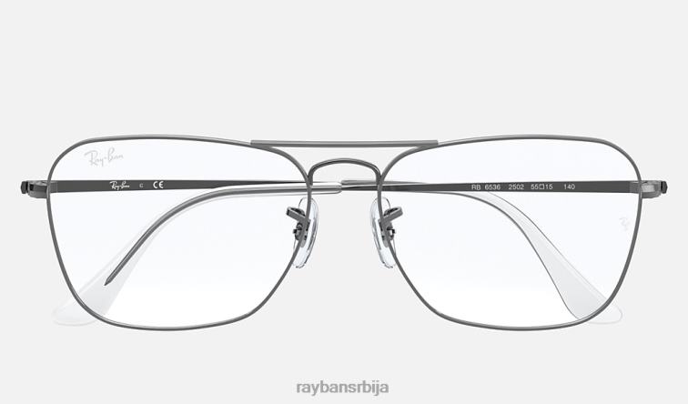 Ray-Ban караван оптика P0HP2438 наочаре углачан гунметал мушкарци