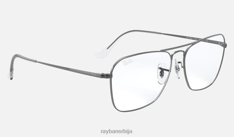 Ray-Ban караван оптика P0HP2438 наочаре углачан гунметал мушкарци