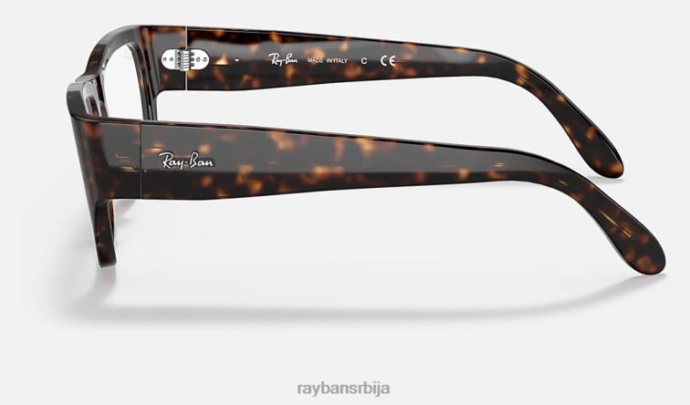 Ray-Ban номадска оптика P0HP2441 наочаре углађена хавана мушкарци