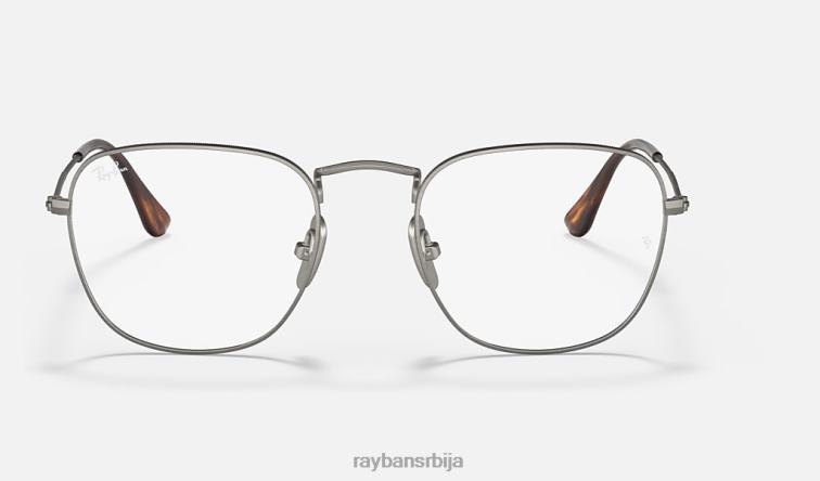Ray-Ban искрена титанијумска оптика P0HP2485 наочаре углачан гунметал мушкарци