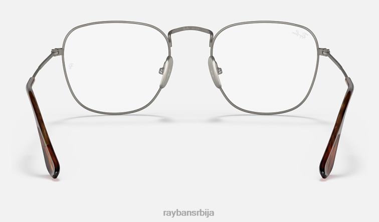 Ray-Ban искрена титанијумска оптика P0HP2485 наочаре углачан гунметал мушкарци