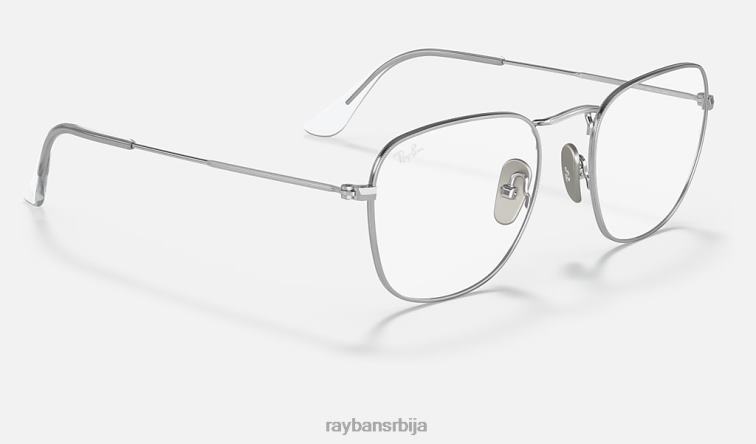 Ray-Ban искрена титанијумска оптика P0HP2488 наочаре углачано сребро мушкарци
