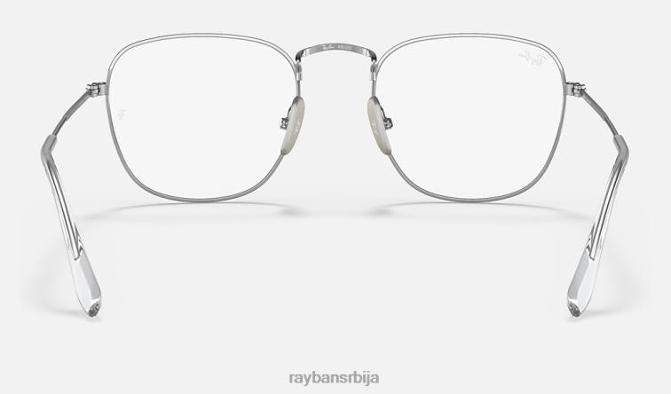 Ray-Ban искрена титанијумска оптика P0HP2488 наочаре углачано сребро мушкарци
