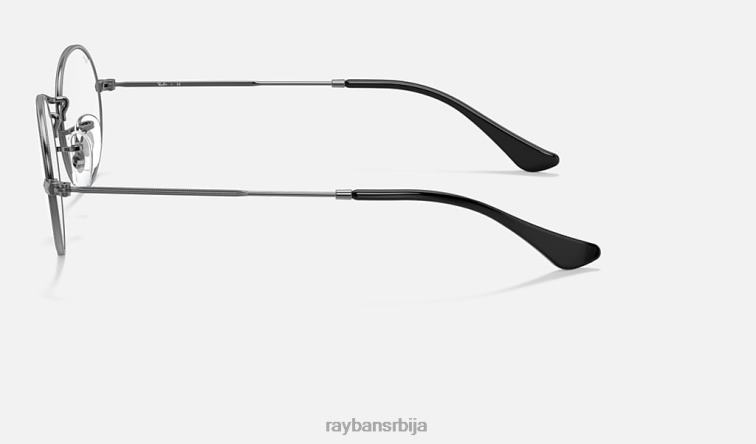 Ray-Ban овална оптика P0HP2505 наочаре углачан гунметал мушкарци