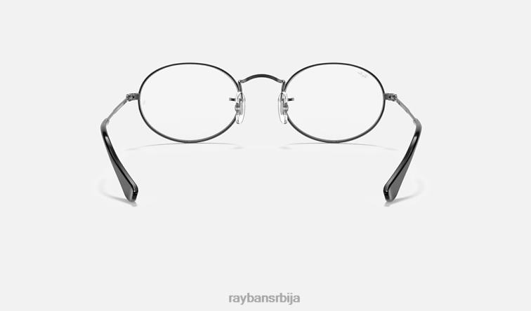 Ray-Ban овална оптика P0HP2505 наочаре углачан гунметал мушкарци